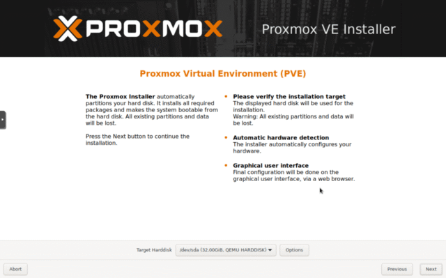 Proceso de Instalación de Proxmox