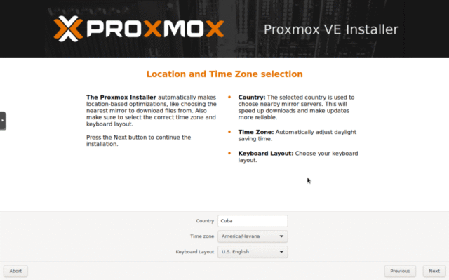 Proceso de Instalación de Proxmox