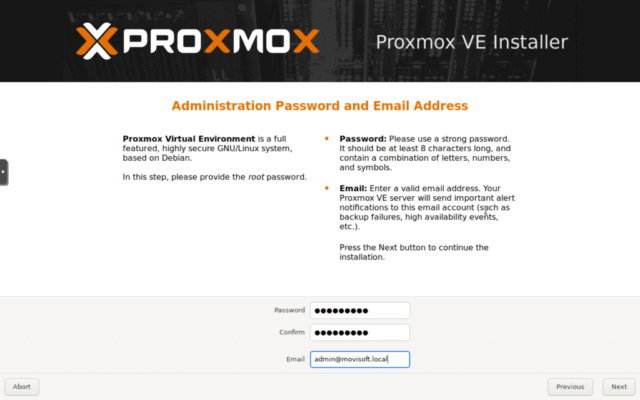 Proceso de Instalación de Proxmox