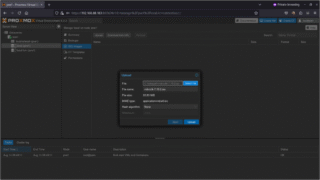 RouterOS proceso de instalación en proxmox paso 1