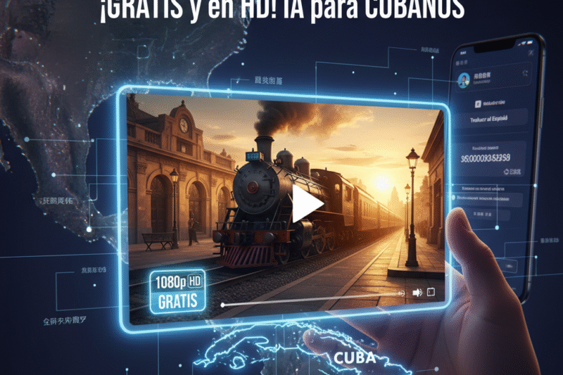 ¡GRATIS y en HD! El Generador de Video con IA que es Perfecto para Cubanos