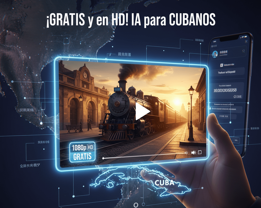 Alternativas IA accesibles Cuba para generar videos gratis